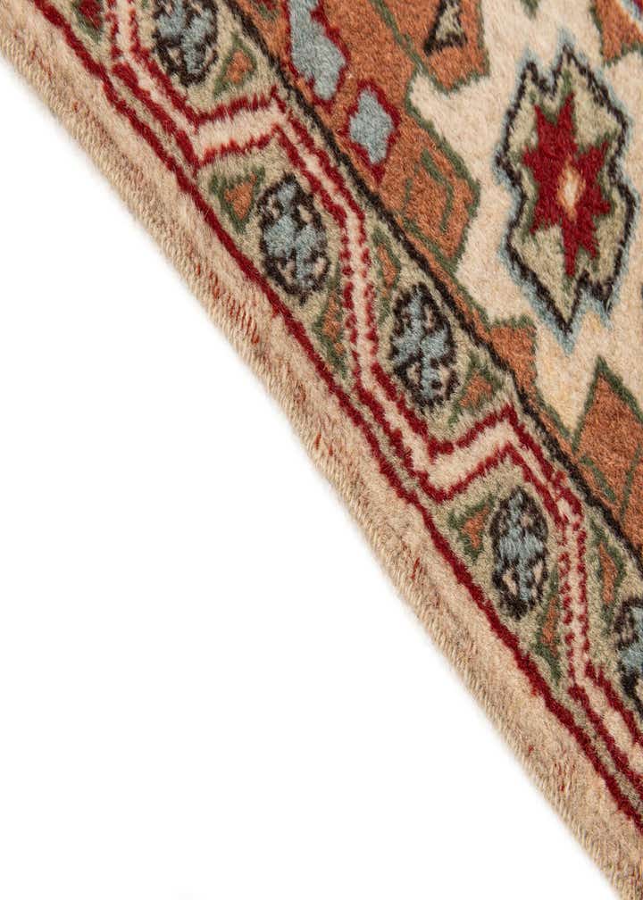 4' 4 x 6' 8 Hand Knotted Anatolian Oriental Wool Rug