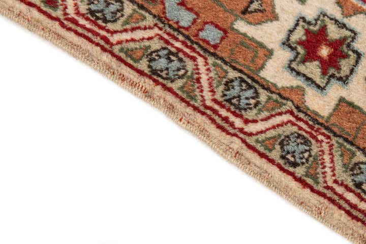 4' 4 x 6' 8 Hand Knotted Anatolian Oriental Wool Rug