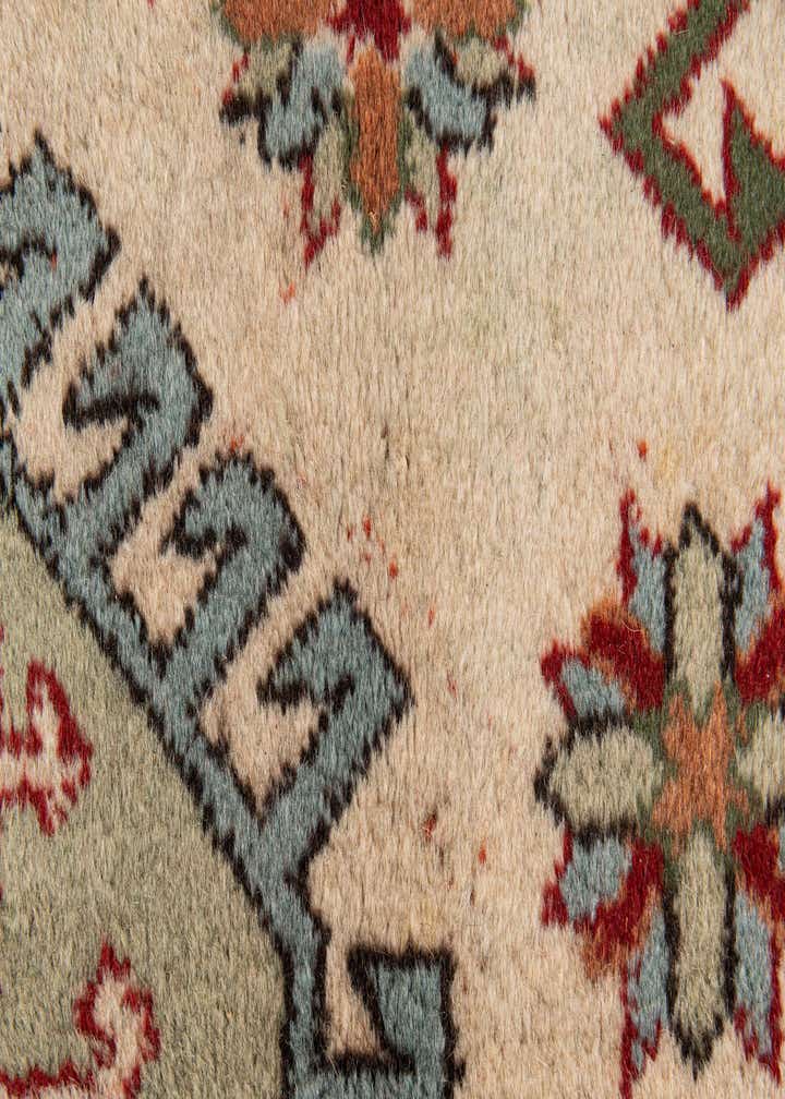 4' 4 x 6' 8 Hand Knotted Anatolian Oriental Wool Rug