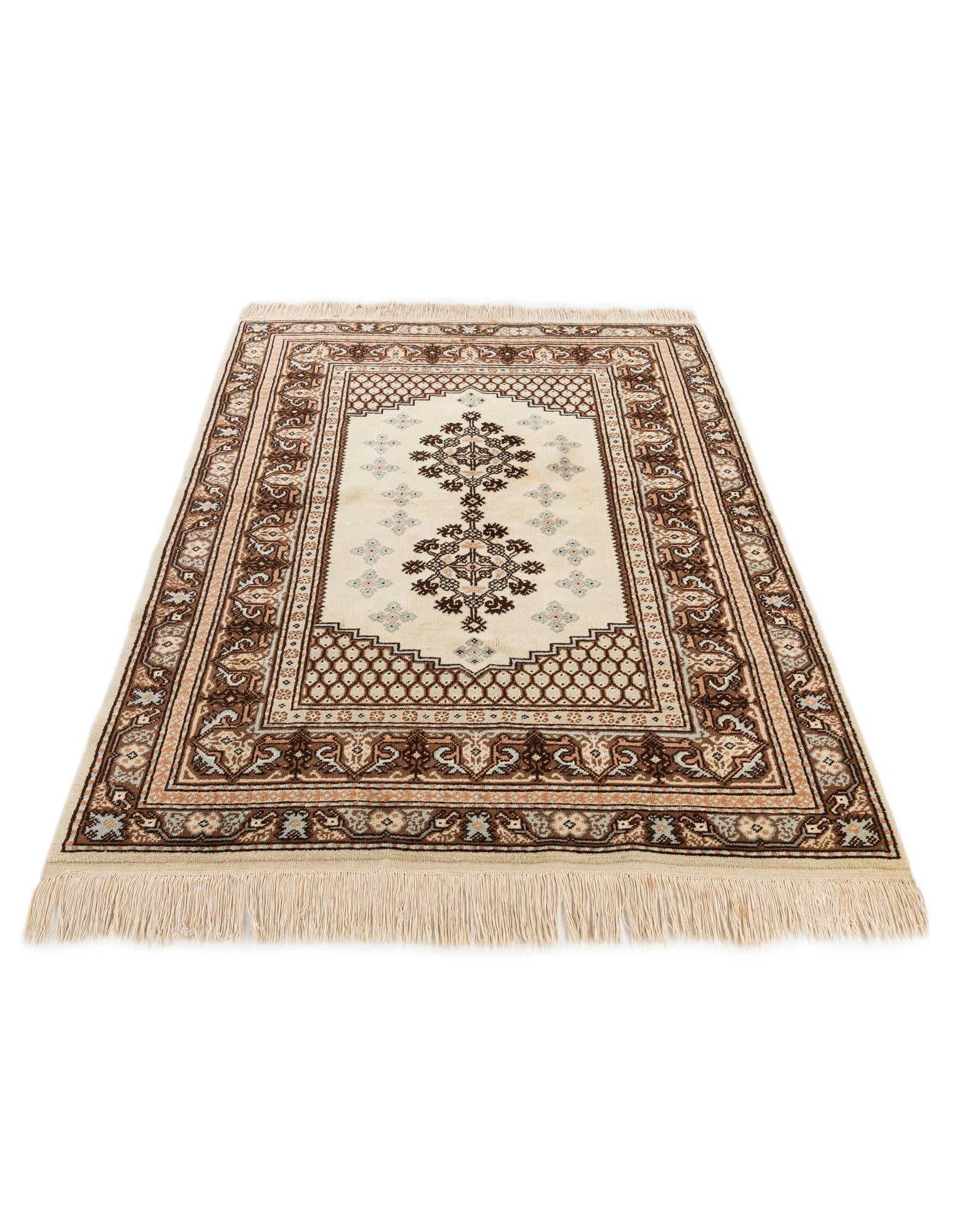 3' 11 x 5' 10 Hand Knotted Anatolian Wool Rug