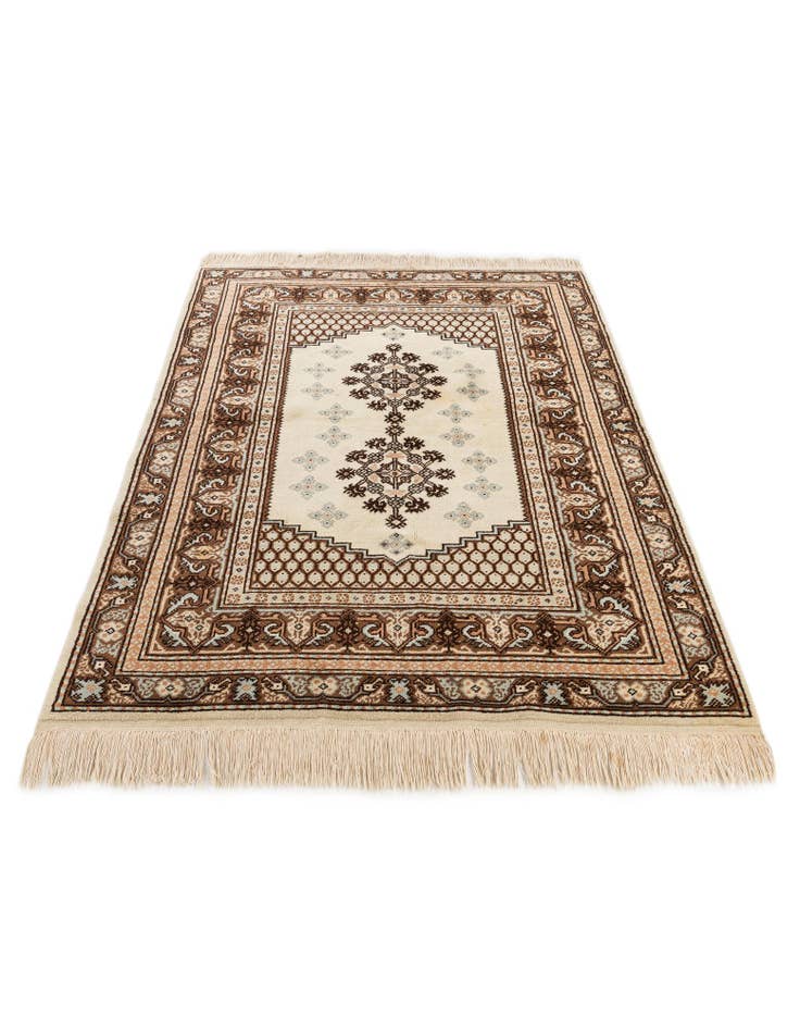 Detail image of 3' 11 x 5' 10 Hand Knotted Anatolian Wool Rug