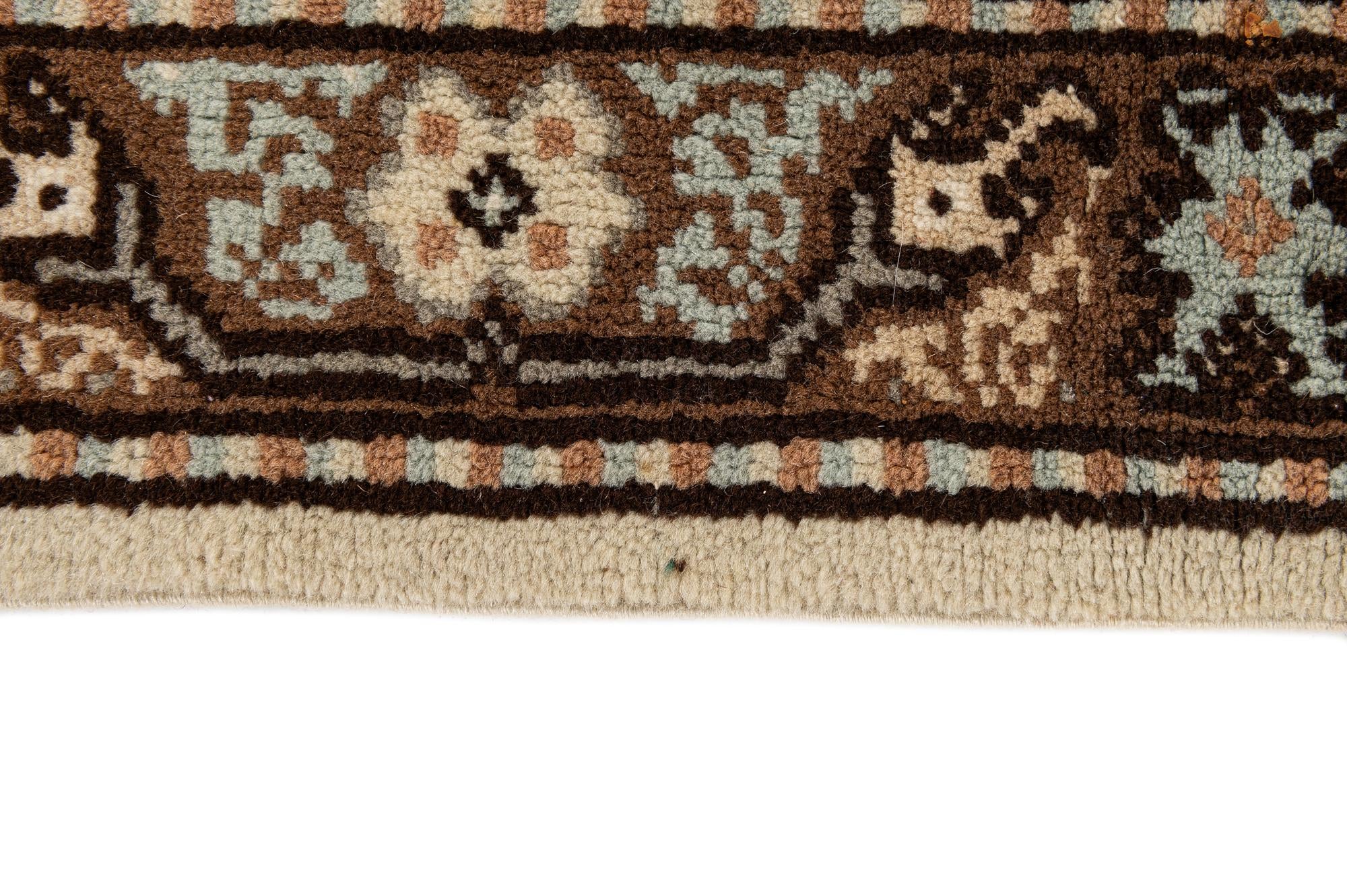 3' 11 x 5' 10 Hand Knotted Anatolian Wool Rug