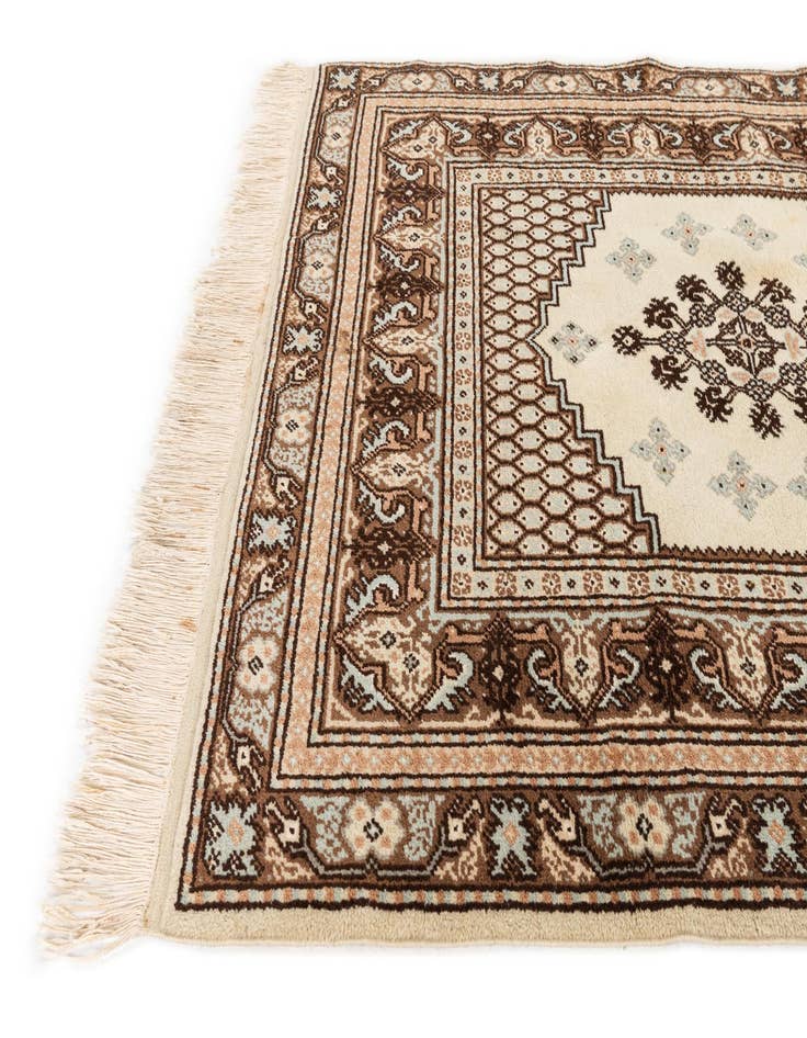 Detail image of 3' 11 x 5' 10  Hand Knotted Anatolian Wool Rug
