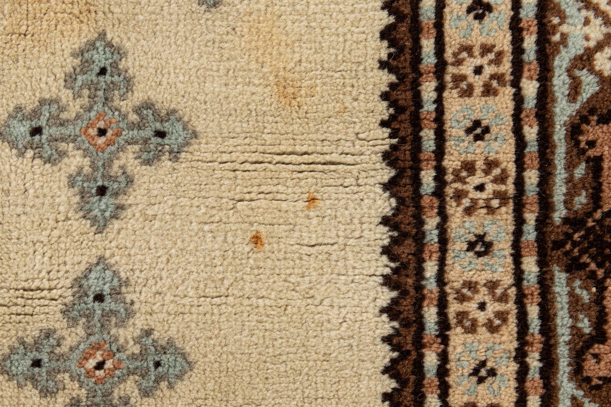 3' 11 x 5' 10 Hand Knotted Anatolian Wool Rug