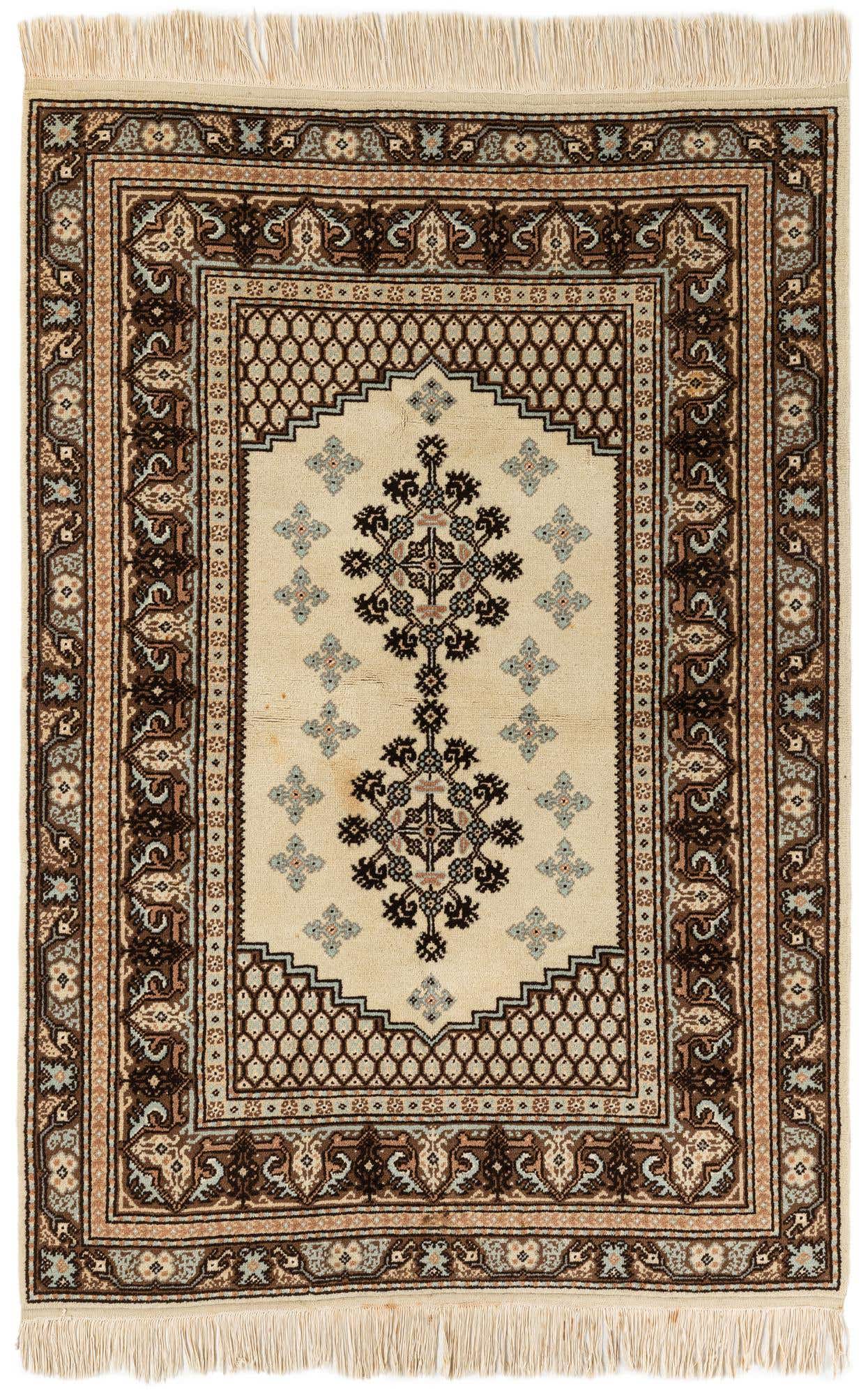 3' 11 x 5' 10 Hand Knotted Anatolian Wool Rug