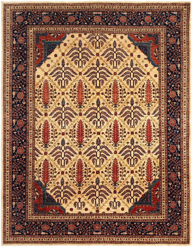 Detail image of 6' 6 x 8' 7 Ariana Ziegler Wool Rug
