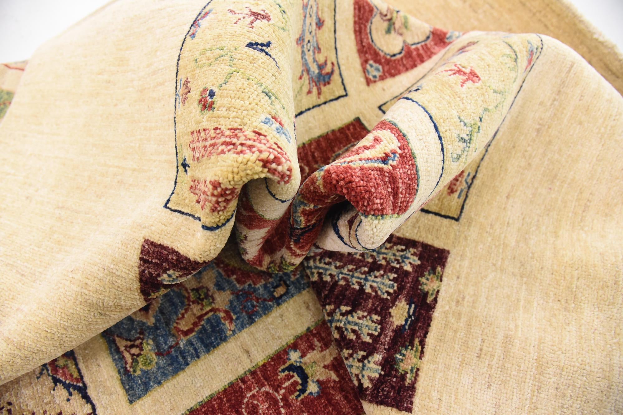 6' 9 x 9' 9 Hand Knotted Ariana Ziegler Oriental Rug