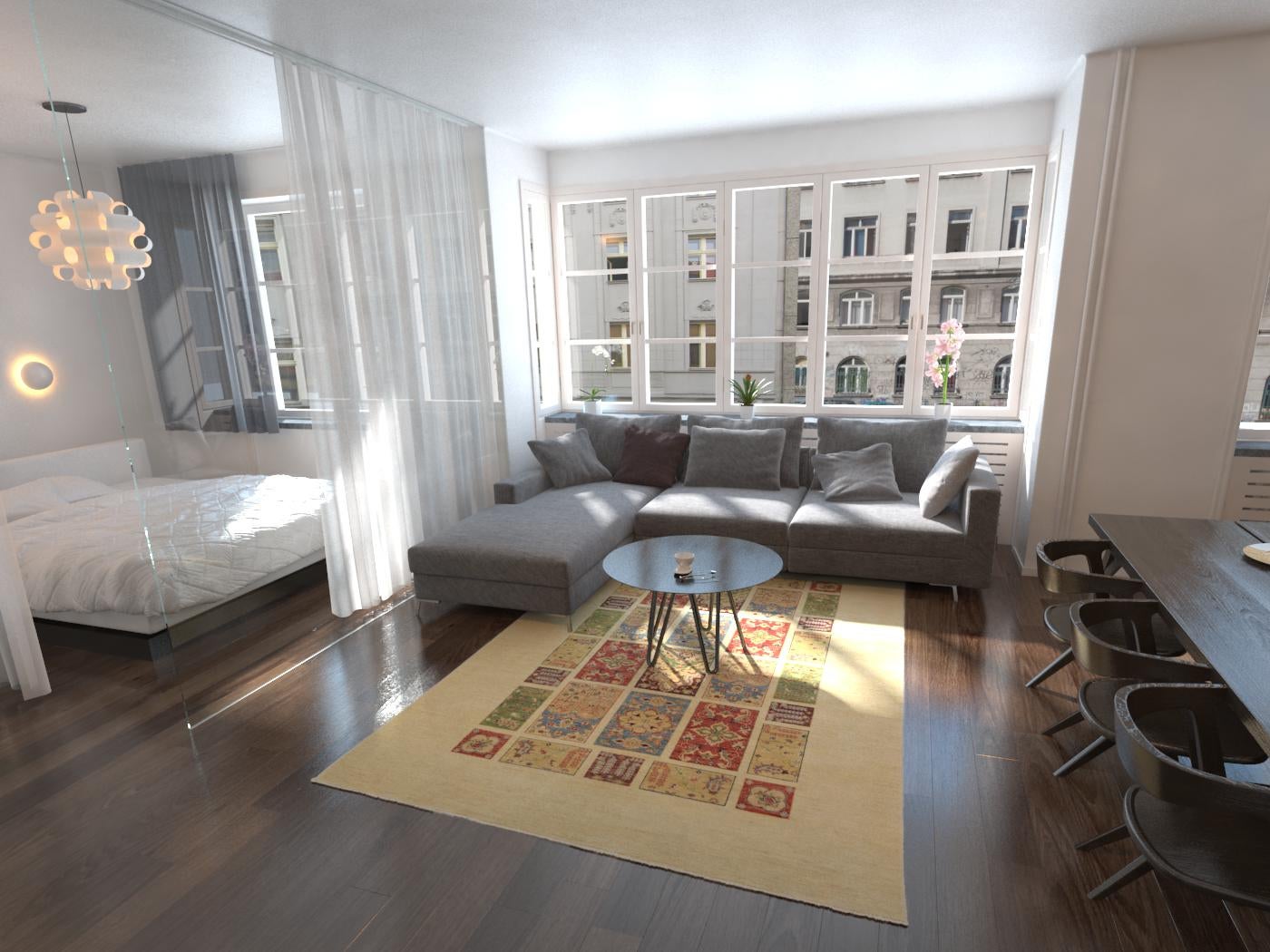 6' 9 x 9' 9 Hand Knotted Ariana Ziegler Oriental Rug