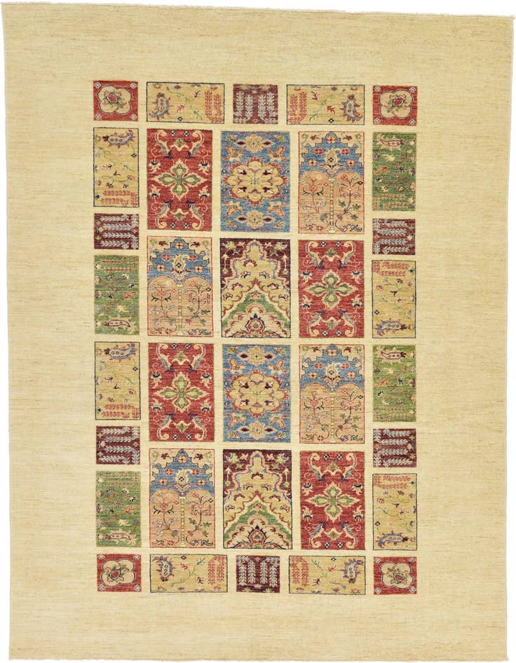 Detail image of 6' 9 x 9' 9 Hand Knotted Ariana Ziegler Oriental Rug