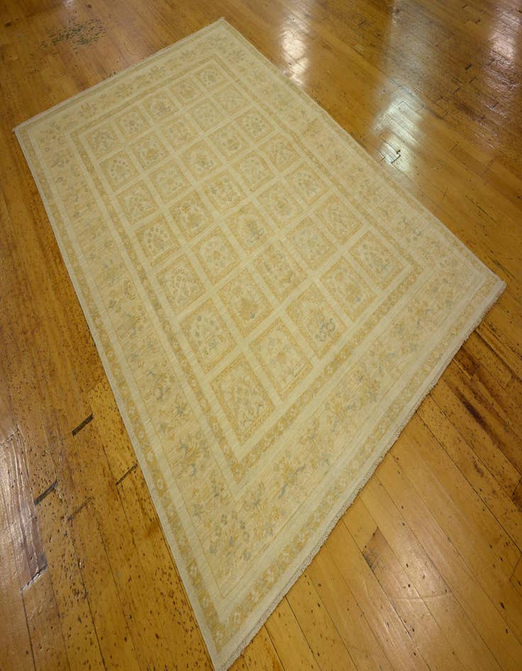 Detail image of 5' 7 x 8' 3  Hand Knotted Ariana Ziegler Oriental Rug