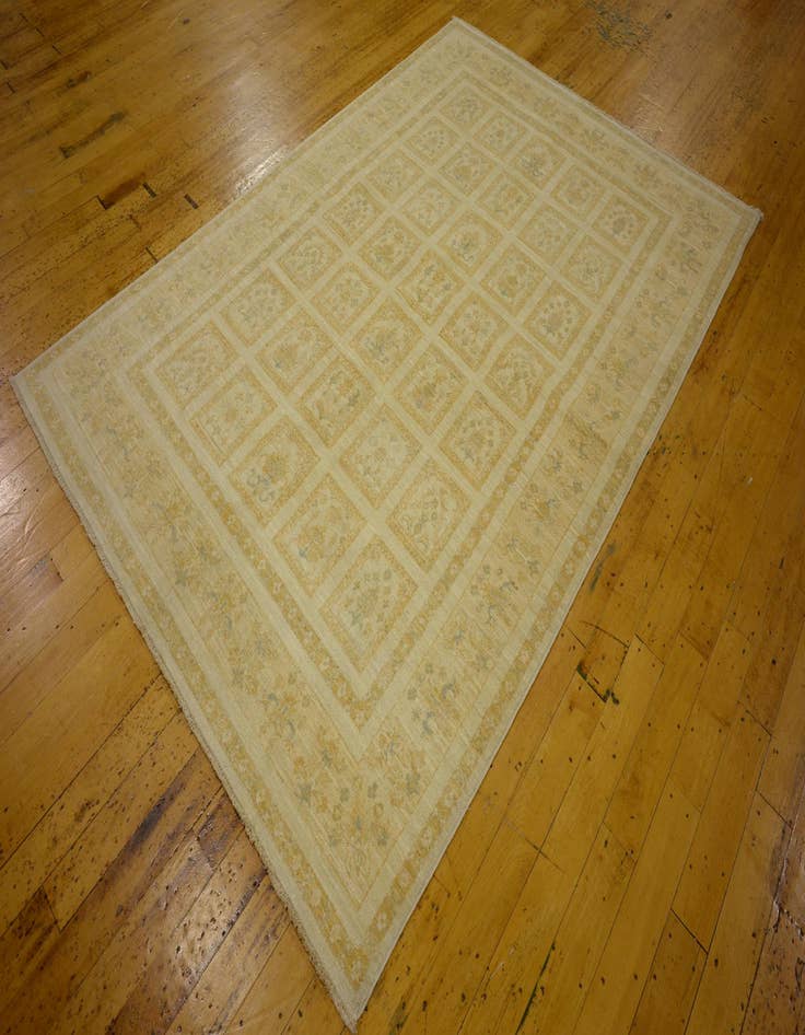 Detail image of 5' 7 x 8' 3  Hand Knotted Ariana Ziegler Oriental Rug