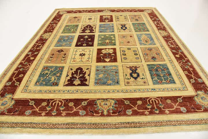 7' 10 x 9' 5 Hand Knotted Ariana Ziegler Oriental Rug