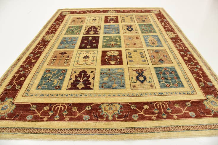 Detail image of 7' 10 x 9' 5 Hand Knotted Ariana Ziegler Oriental Rug
