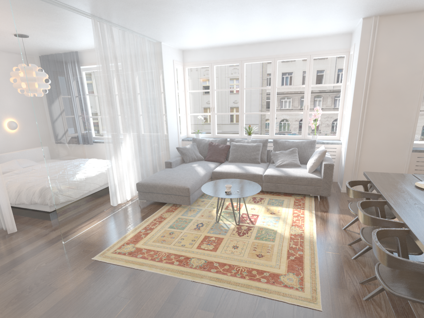 7' 10 x 9' 5 Hand Knotted Ariana Ziegler Oriental Rug