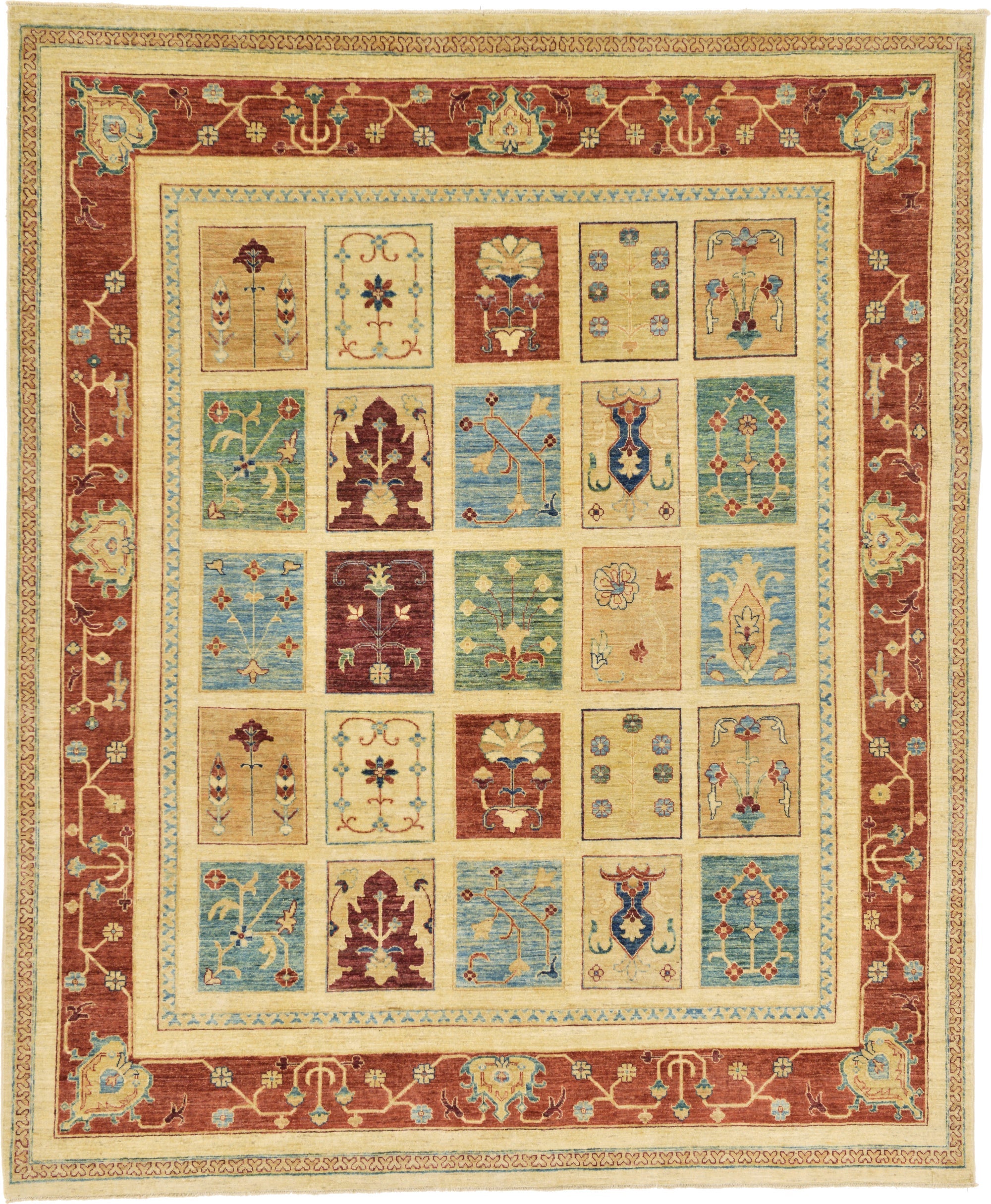 7' 10 x 9' 5 Hand Knotted Ariana Ziegler Oriental Rug