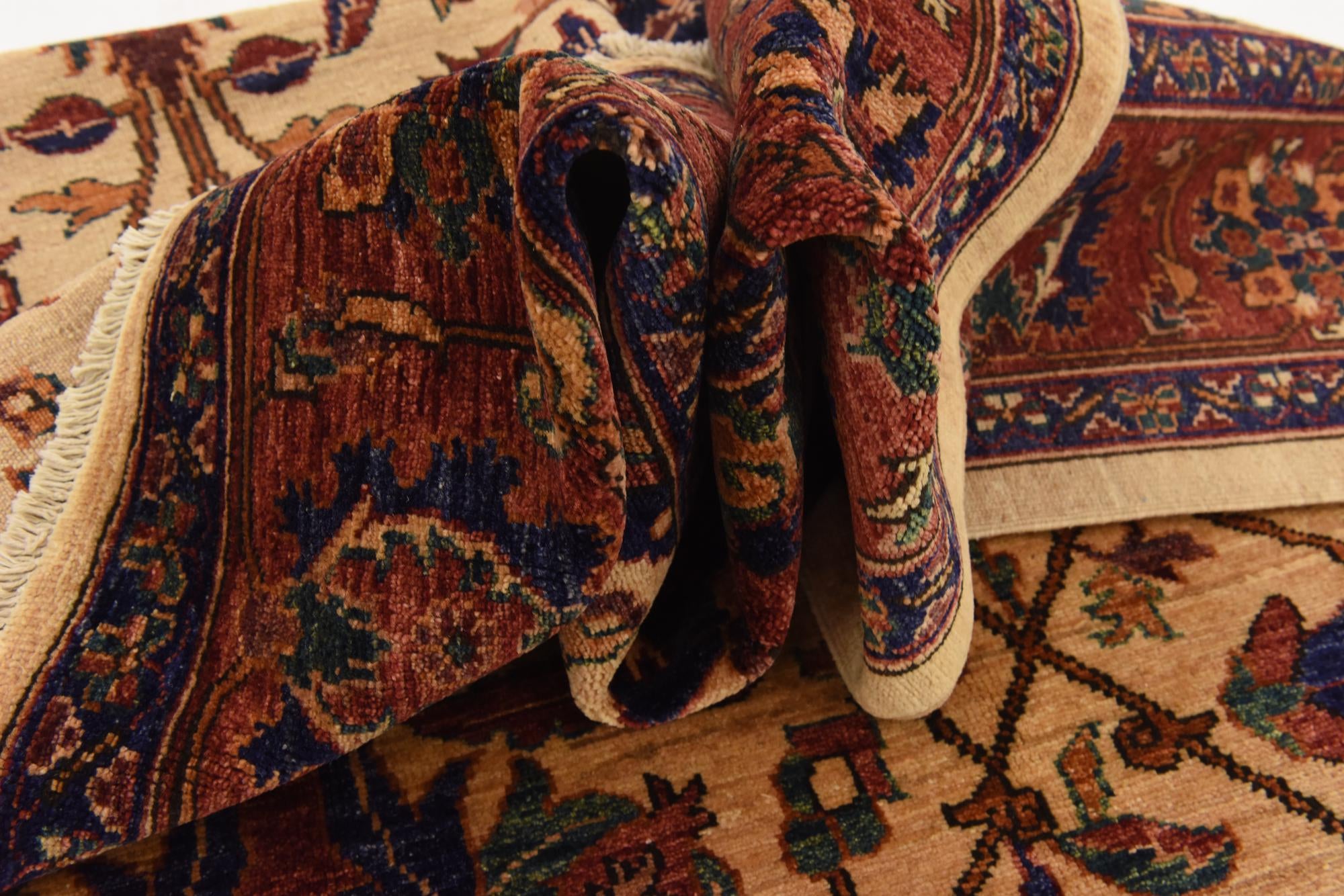 6' 8 x 10' 3 Hand Knotted Ariana Ziegler Oriental Wool Rug