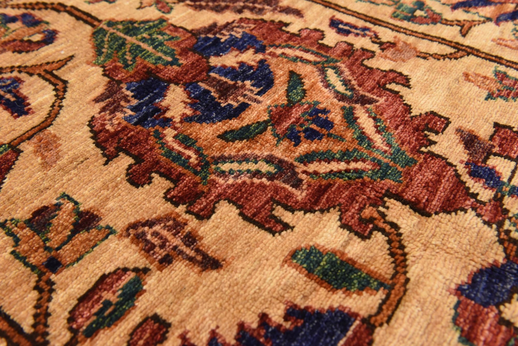 6' 8 x 10' 3 Hand Knotted Ariana Ziegler Oriental Wool Rug