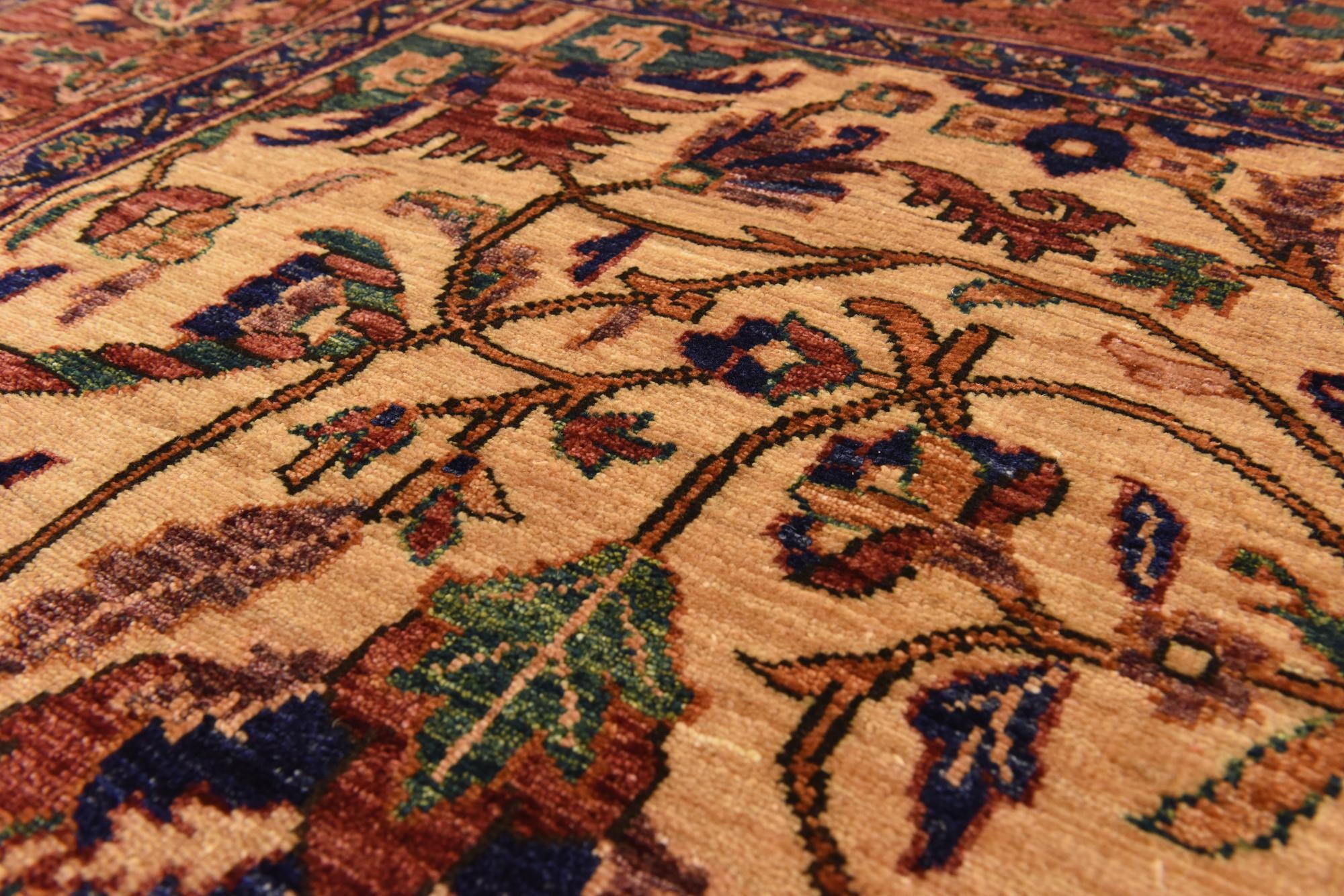 6' 8 x 10' 3 Hand Knotted Ariana Ziegler Oriental Wool Rug