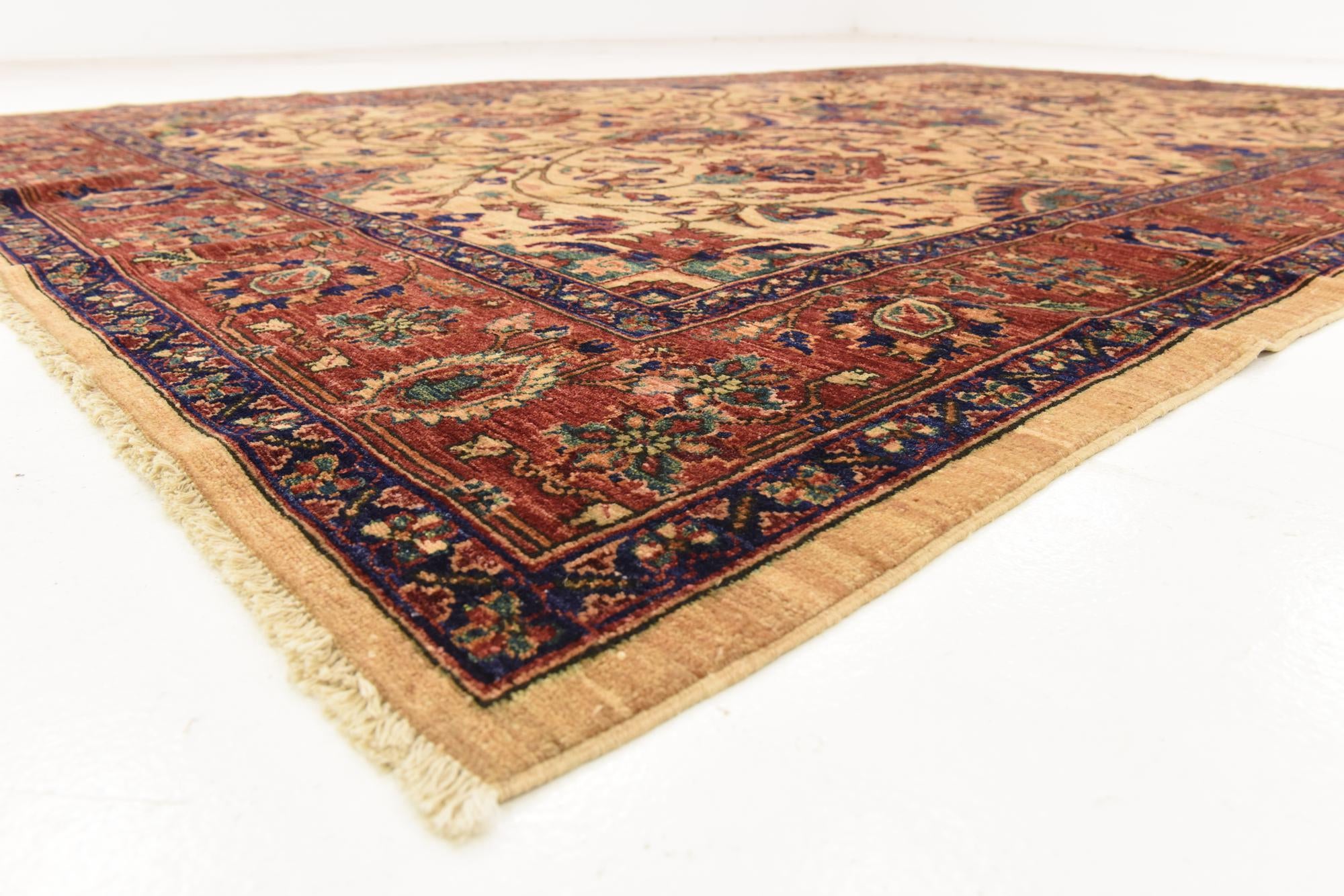6' 8 x 10' 3 Hand Knotted Ariana Ziegler Oriental Wool Rug