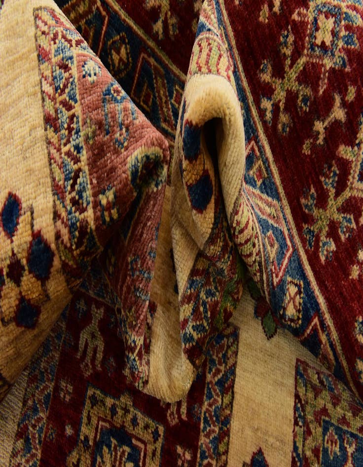 Detail image of 6' 7 x 10'  Hand Knotted Ariana Ziegler Rug
