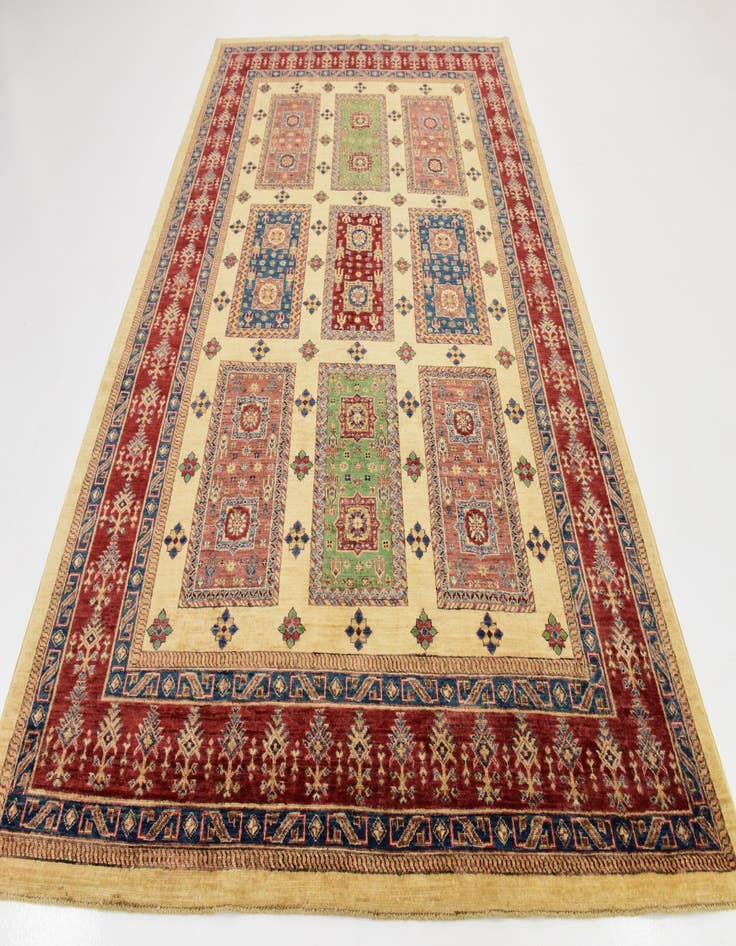 Detail image of 6' 7 x 10'  Hand Knotted Ariana Ziegler Rug