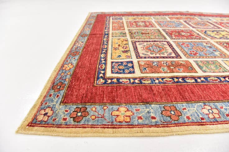 Detail image of 5' x 7' Hand Knotted Ariana Ziegler Oriental Rug