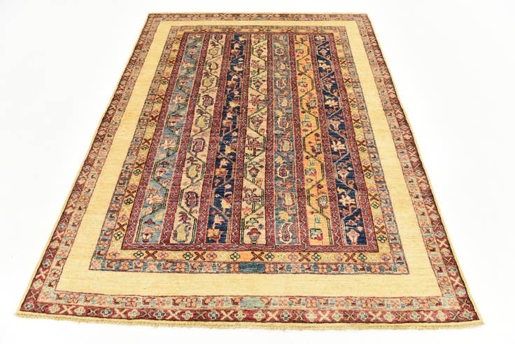 Detail image of 5' x 6' 5 Hand Knotted Ariana Ziegler Rug