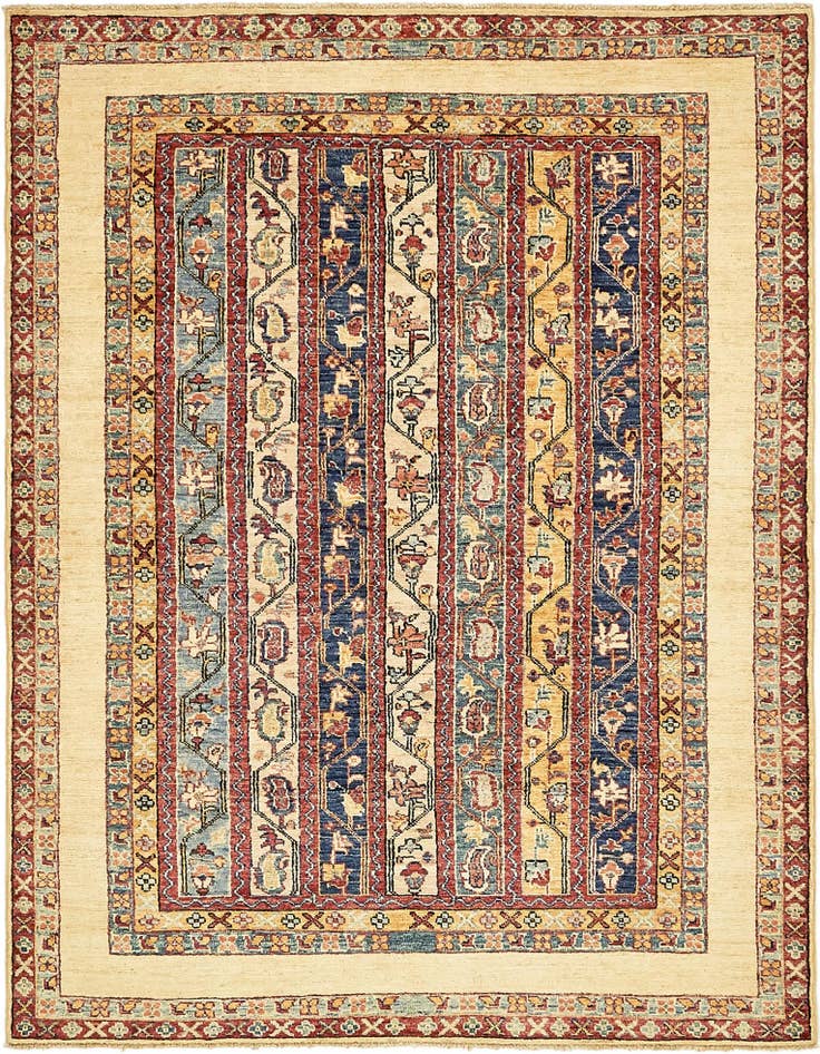 Detail image of 5' x 6' 5 Hand Knotted Ariana Ziegler Rug