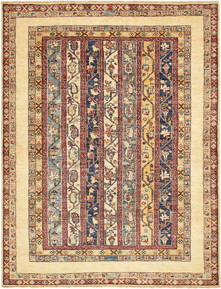 5' x 6' 5 Hand Knotted Ariana Ziegler Rug