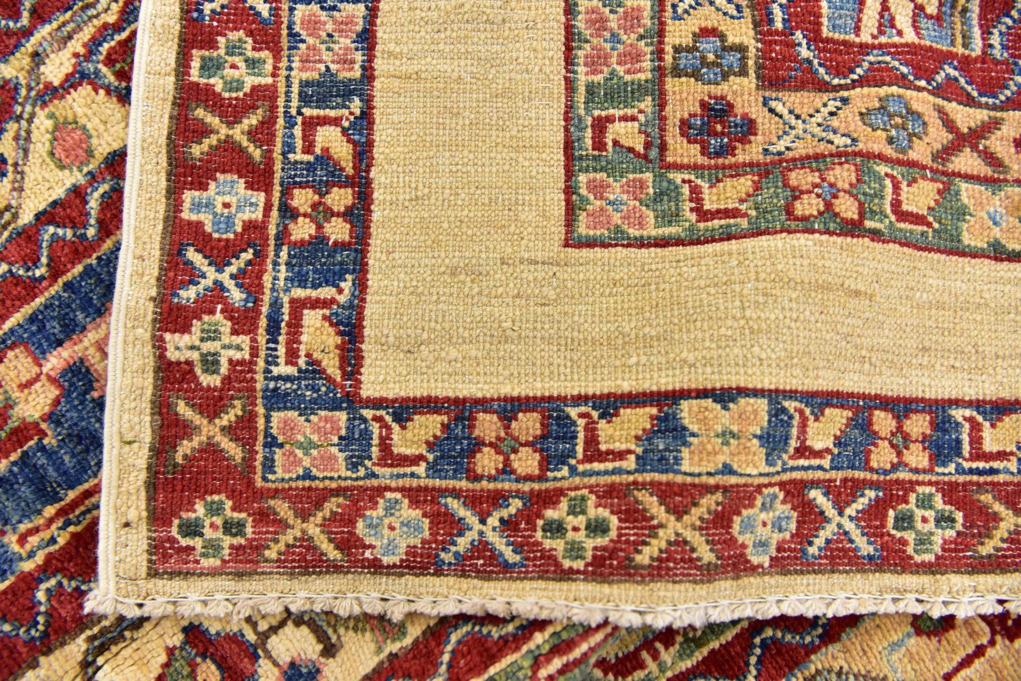 4' 10 x 6' 6 Hand Knotted Ariana Ziegler Wool Rug