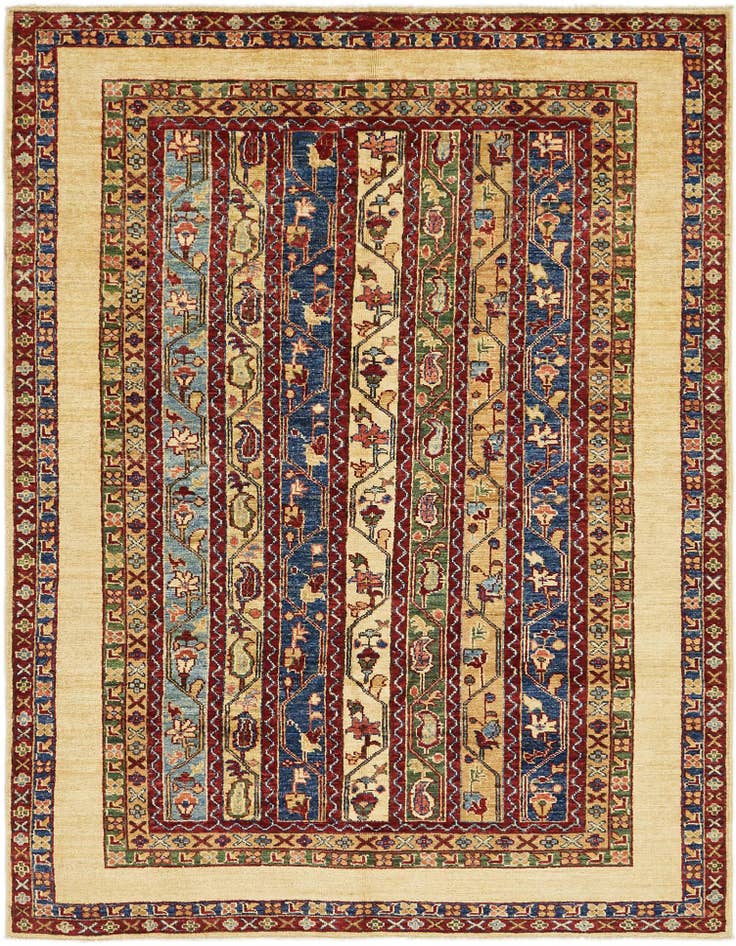 Detail image of 4' 10 x 6' 6 Hand Knotted Ariana Ziegler Wool Rug