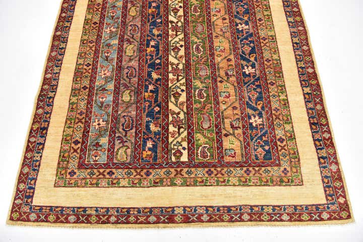 4' 8 x 6' 6 Hand Knotted Ariana Ziegler Wool Rug