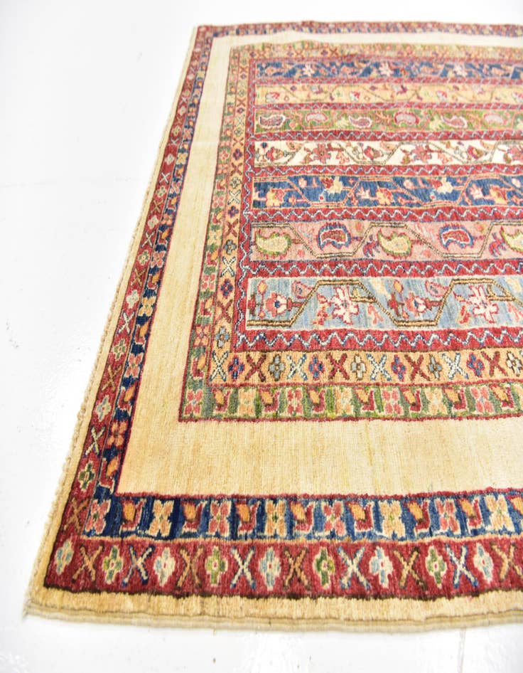 Detail image of 4' 8 x 6' 6  Hand Knotted Ariana Ziegler Wool Rug