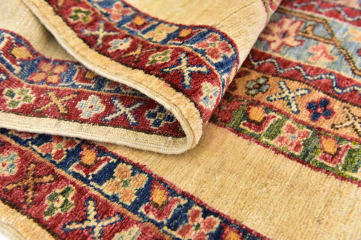 4' 8 x 6' 6 Hand Knotted Ariana Ziegler Wool Rug