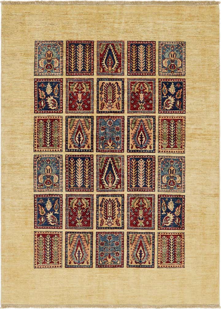 5' 4 x 6' 9 Hand Knotted Ariana Ziegler Rug