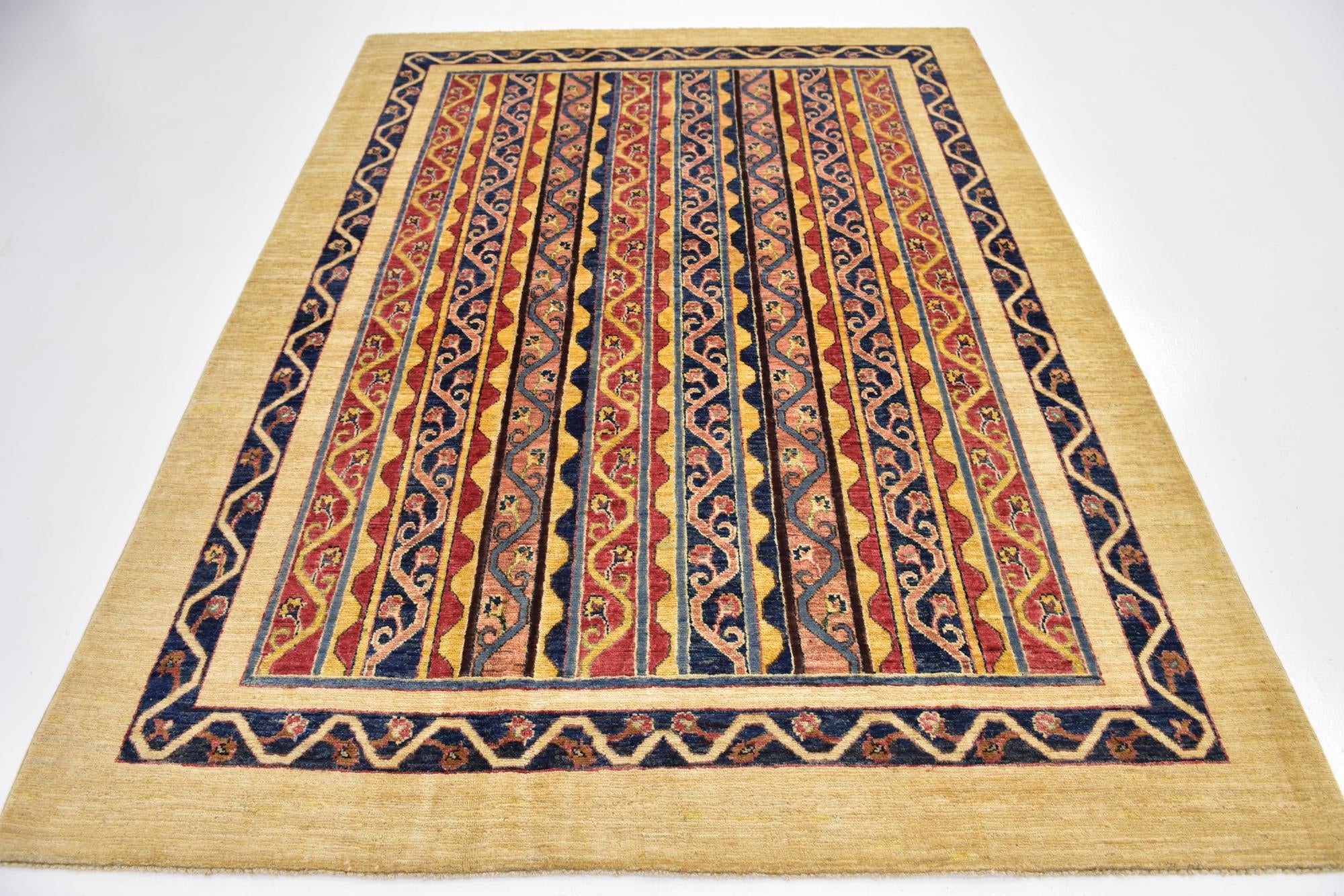 6' x 7' 10 Hand Knotted Ariana Ziegler Rug
