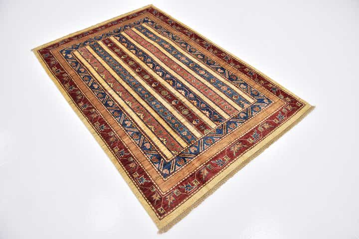 4' 2 x 6' 2 Hand Knotted Ariana Ziegler Rug