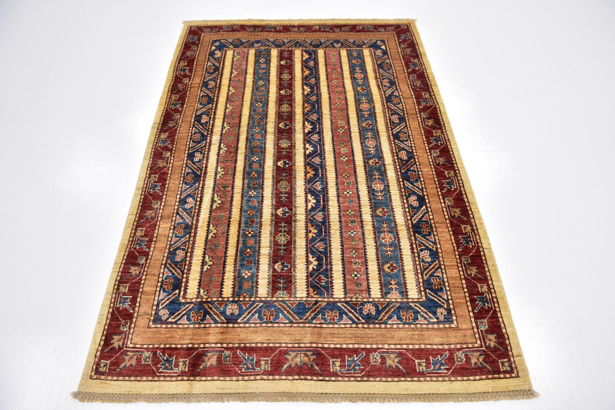 4' 2 x 6' 2 Hand Knotted Ariana Ziegler Rug