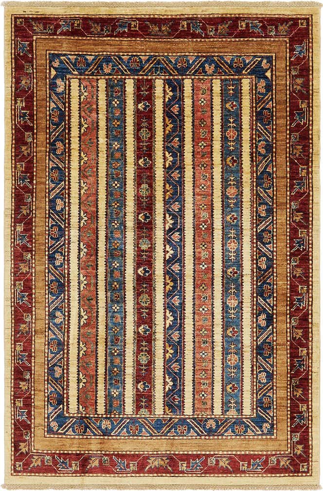 4' 2 x 6' 2 Hand Knotted Ariana Ziegler Rug