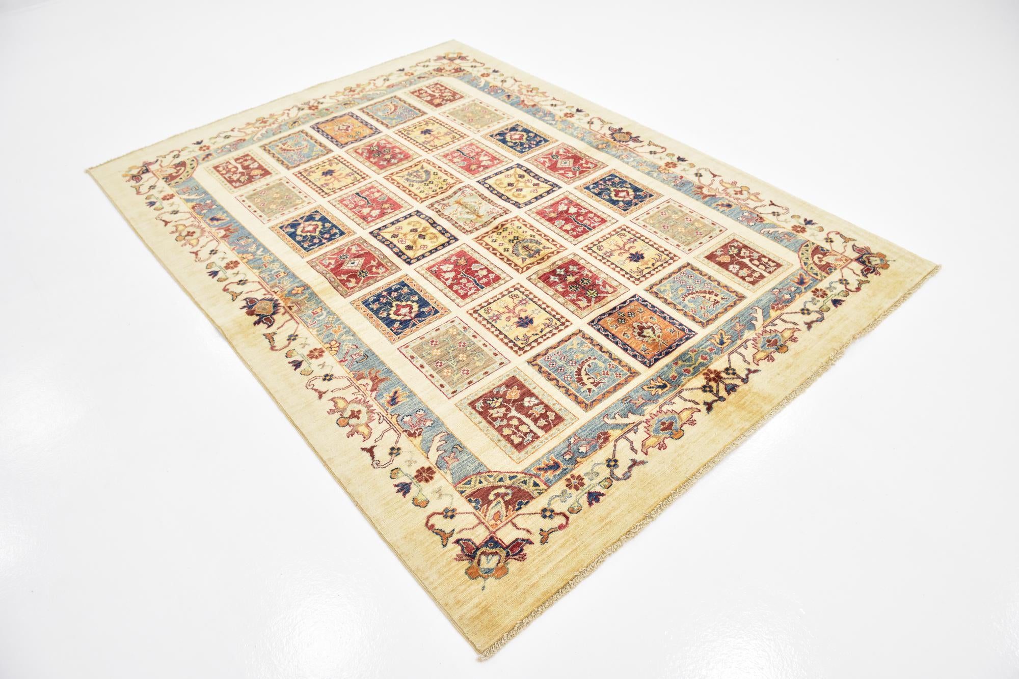 5' 7 x 7' 8 Hand Knotted Ariana Ziegler Rug
