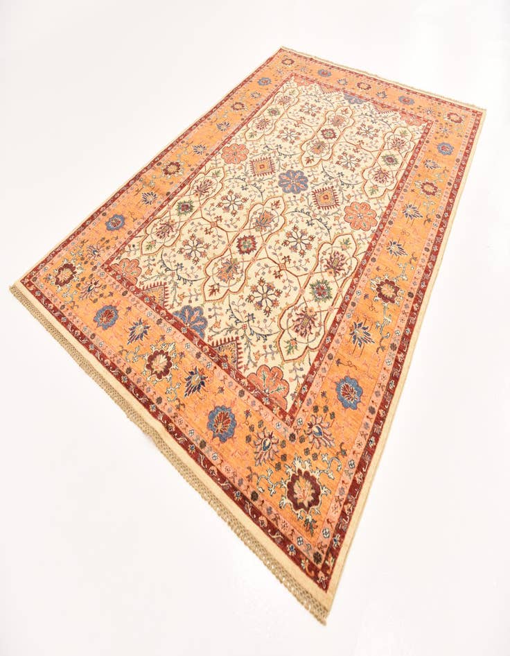 Detail image of 6' 9 x 9' 9  Hand Knotted Ariana Ziegler Rug