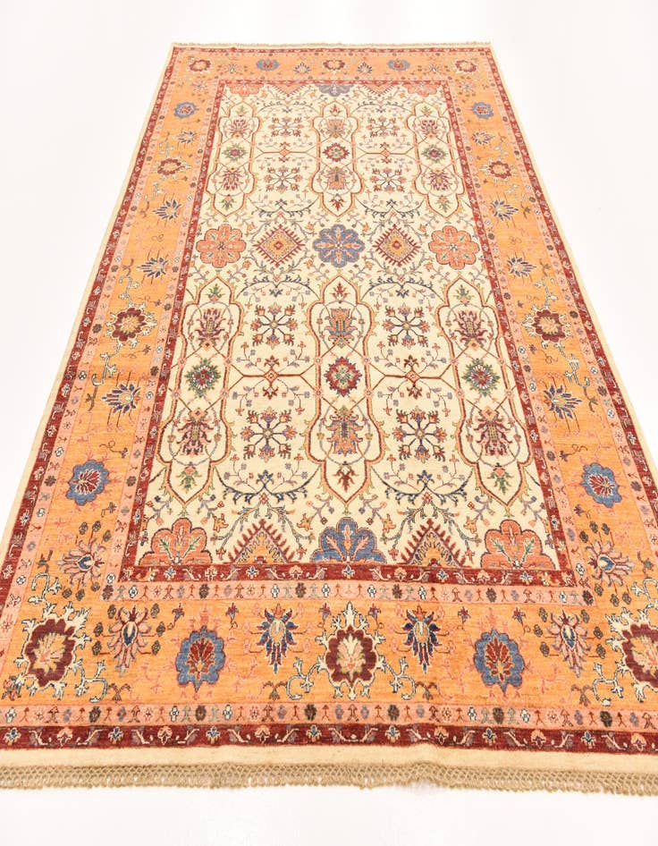 Detail image of 6' 9 x 9' 9  Hand Knotted Ariana Ziegler Rug