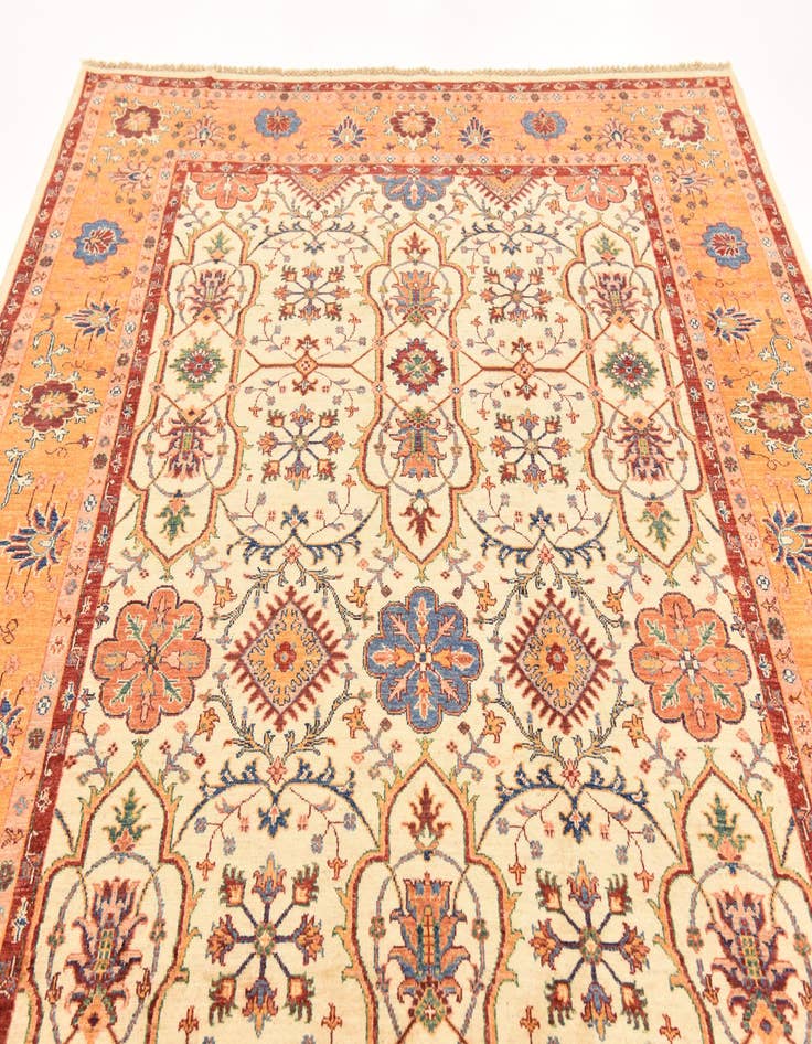 Detail image of 6' 9 x 9' 9  Hand Knotted Ariana Ziegler Rug