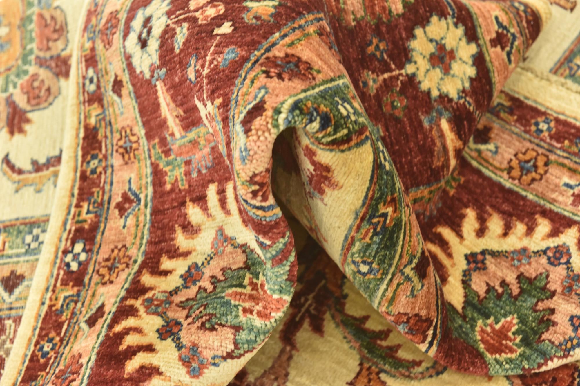 6' 10 x 9' 7 Hand Knotted Ariana Ziegler Rug