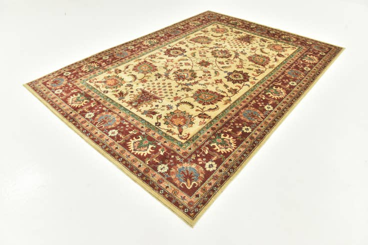 Detail image of 6' 10 x 9' 7 Hand Knotted Ariana Ziegler Rug