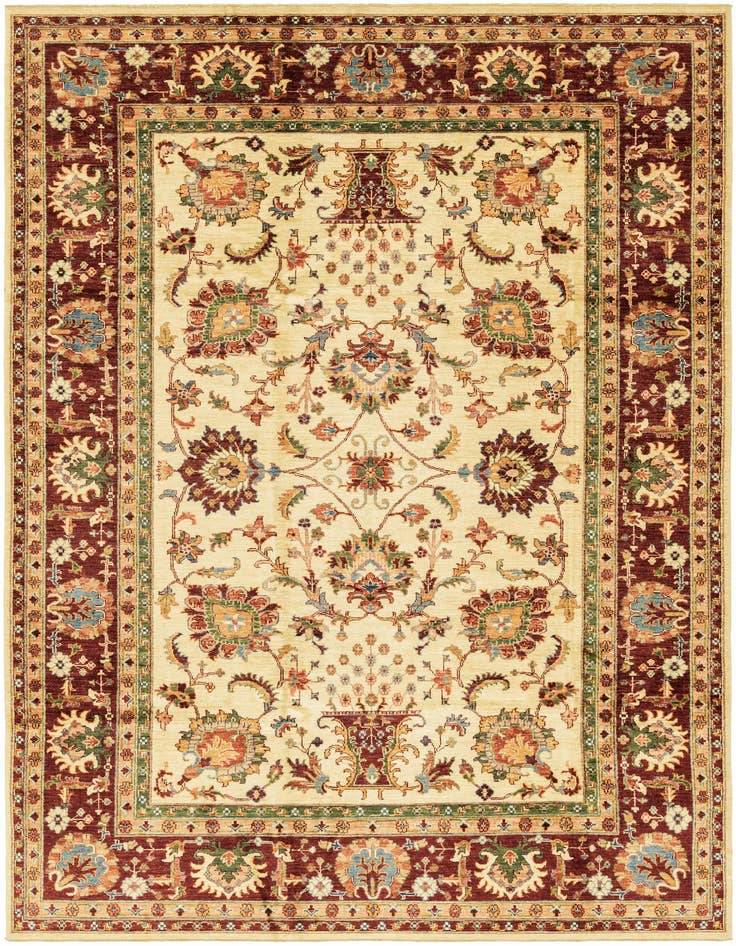 Detail image of 6' 10 x 9' 7 Hand Knotted Ariana Ziegler Rug