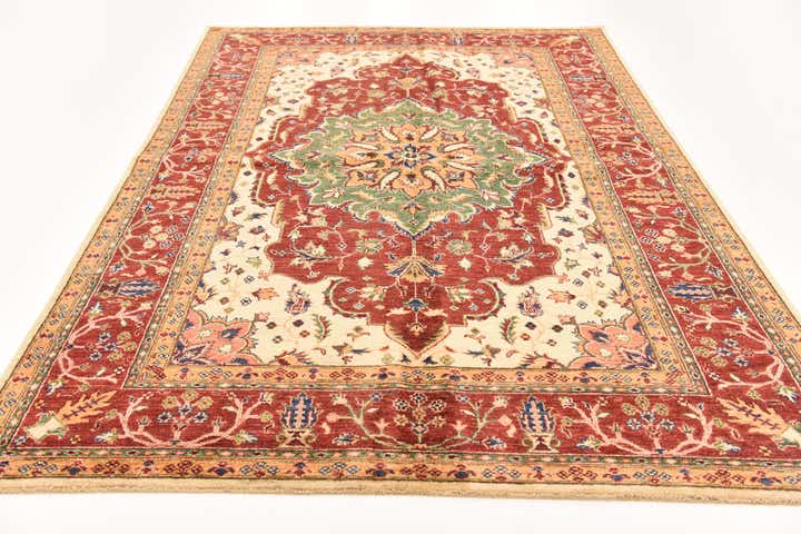 5' 7 x 8' 1 Hand Knotted Ariana Ziegler Oriental Rug