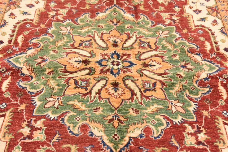 Detail image of 5' 7 x 8' 1 Hand Knotted Ariana Ziegler Oriental Rug