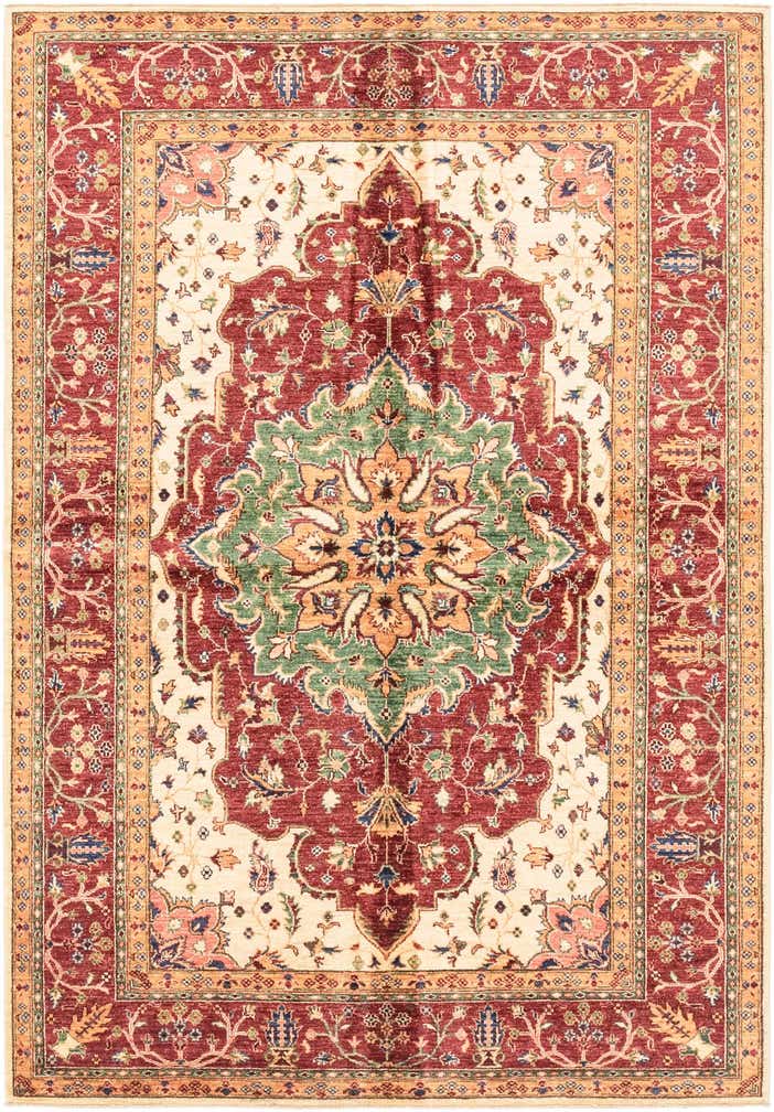 5' 7 x 8' 1 Hand Knotted Ariana Ziegler Oriental Rug