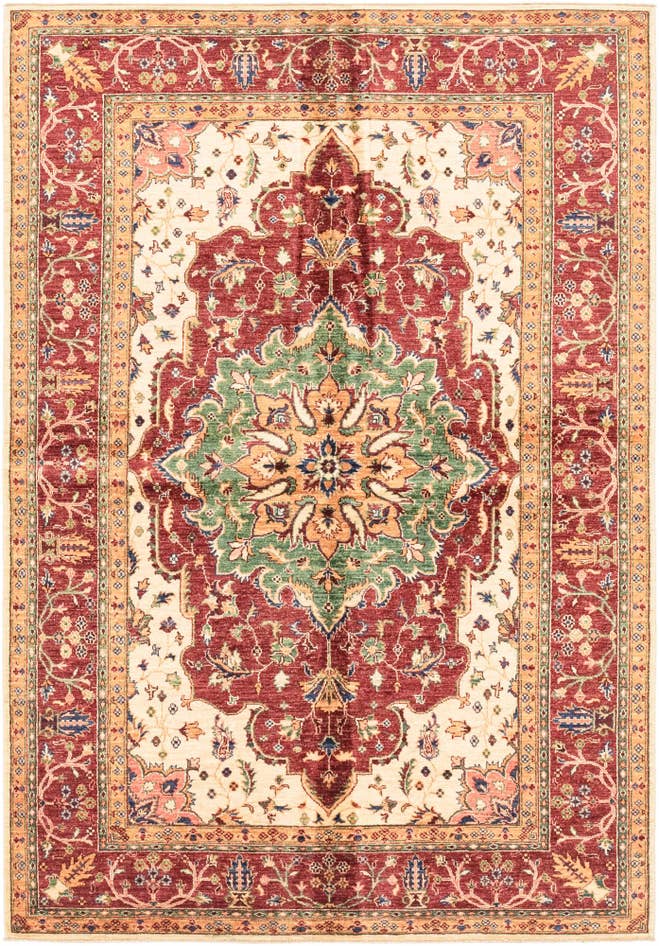 Detail image of 5' 7 x 8' 1 Hand Knotted Ariana Ziegler Oriental Rug